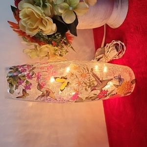 Sandy Lynam Clough, Beautiful Glass Lighted Vase.